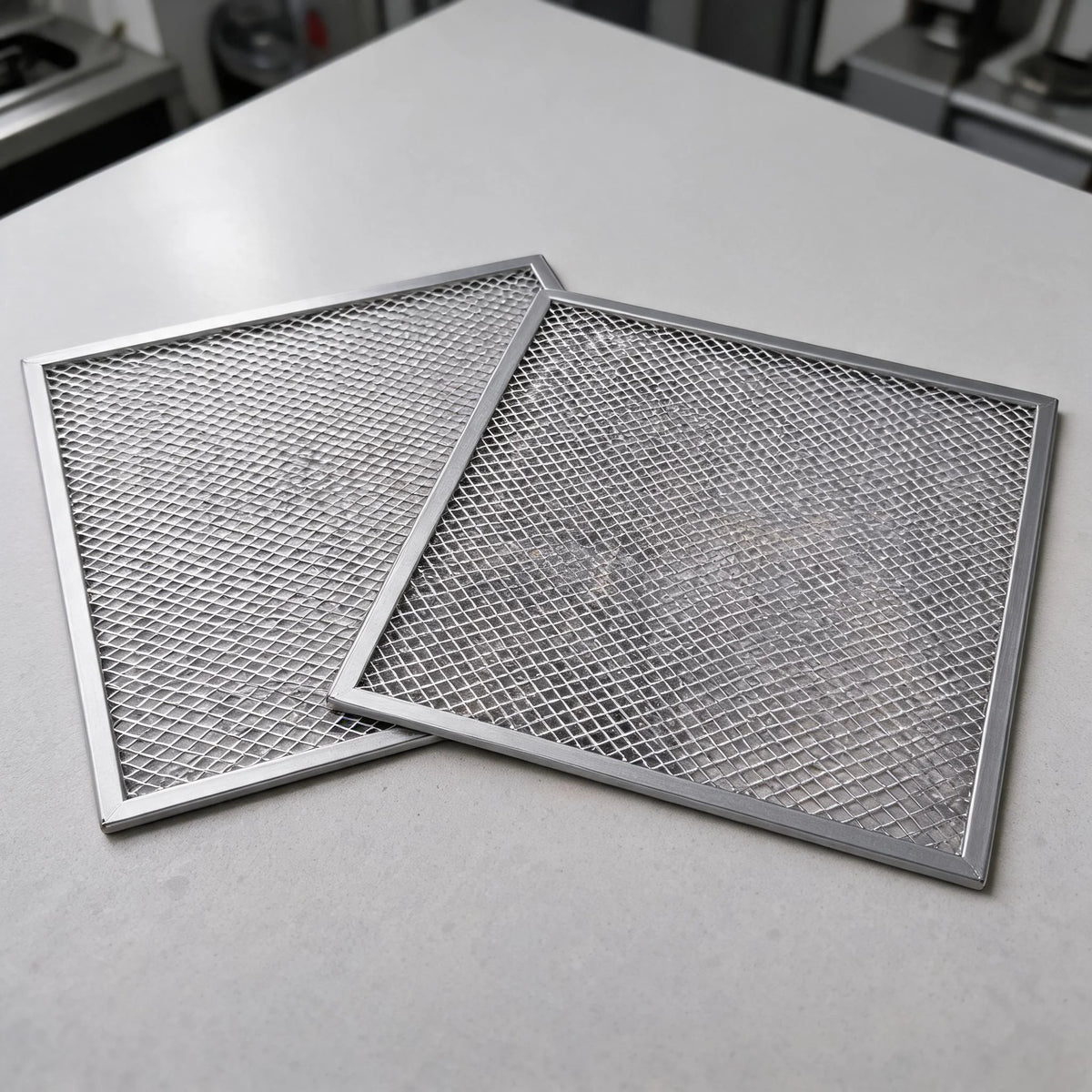 2PC Active Carbon Filter 11.8x11.3 Inch Metal Mesh For Nutone Range Hood QT2000 WA6500 99010317 Ductless Ventilation Replacement