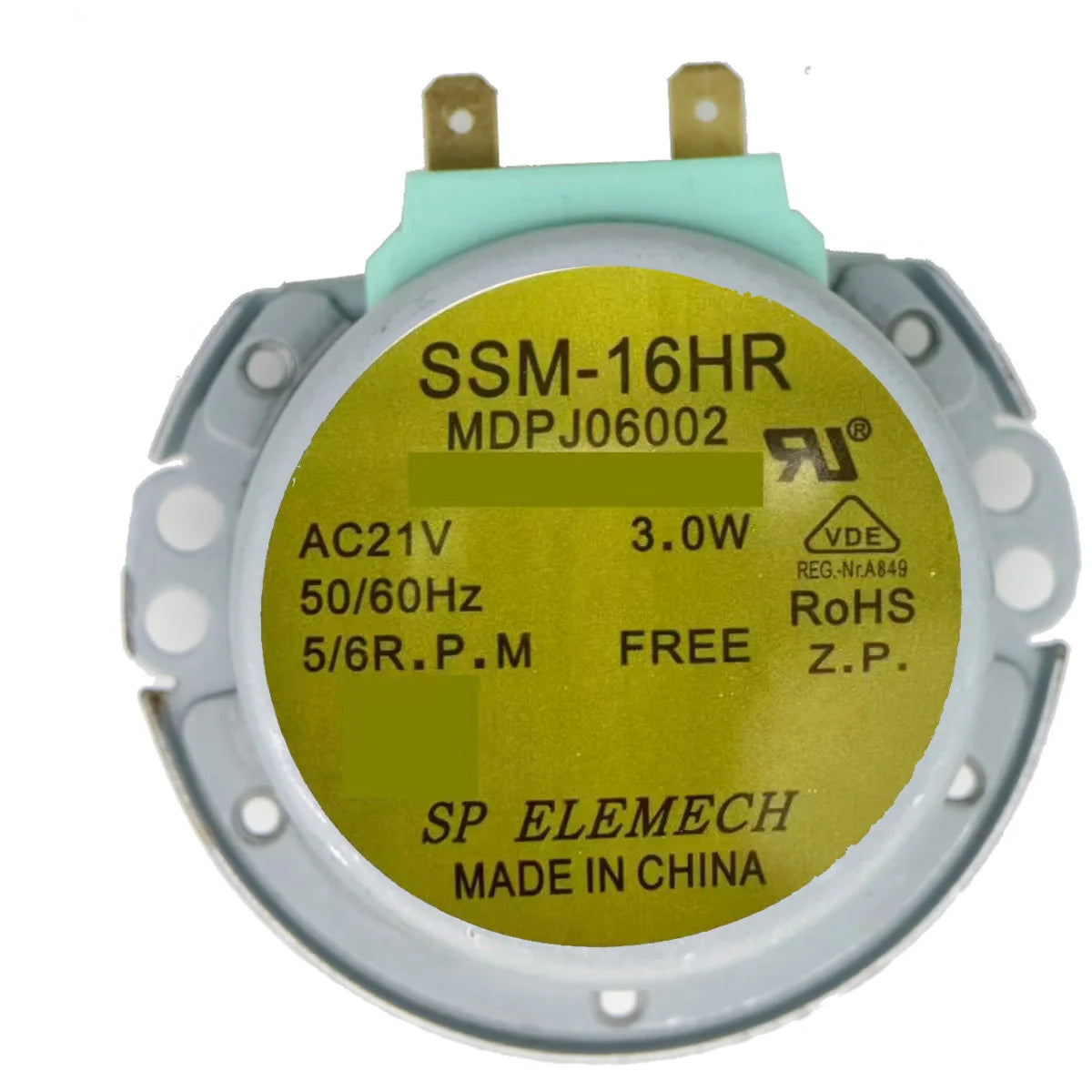NEWEST Microwave Oven Synchronous Motor Tray Motors SSM-16HR AC 21V 3W 50/60Hz for LG Microwave Oven Parts