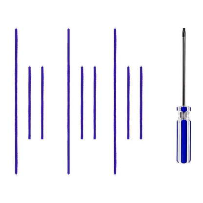 For Dyson V6 V7 V8 V10 V11 Vacuum Accessories Washable Household Floor Brush Roller Blue Hose Soft Velvet Strips
