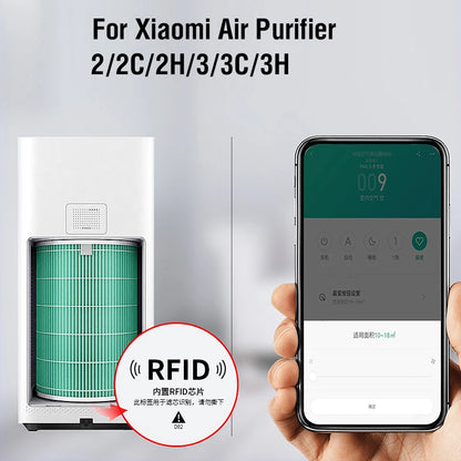 Air Filter Compatible with Xiaomi Mi Air Purifier 1 2 2S 2C 2H 3 3S 3C 3H Mijia Air Filters Carbon HEPA Replacement