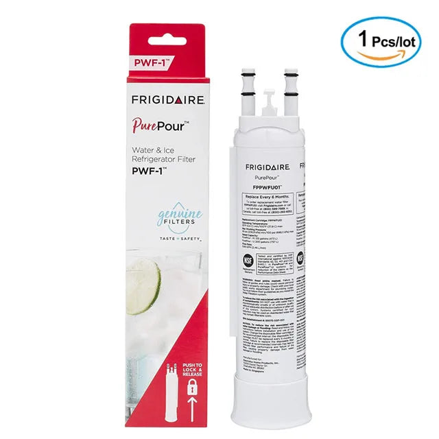 Replacement Refrigerator Water Filter Compatible with Frigidaire FPPWFU01 / PWF-1