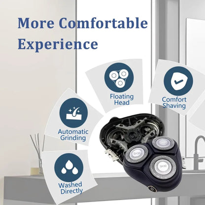 Complete Head Kit Compatible with Philips Shaver Series4000 Series1000 S4301 S4302 S4303 S3206 Shaver Including Blade Mesh Holder Top Cover