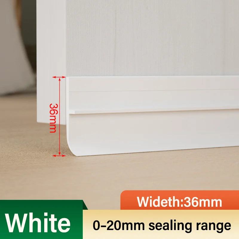 Self-Adhesive Thickened Door Bottom Sealing Strip Thermal Insulation Door Weatherstrip Anti-cold Window Draft Stopper Tape
