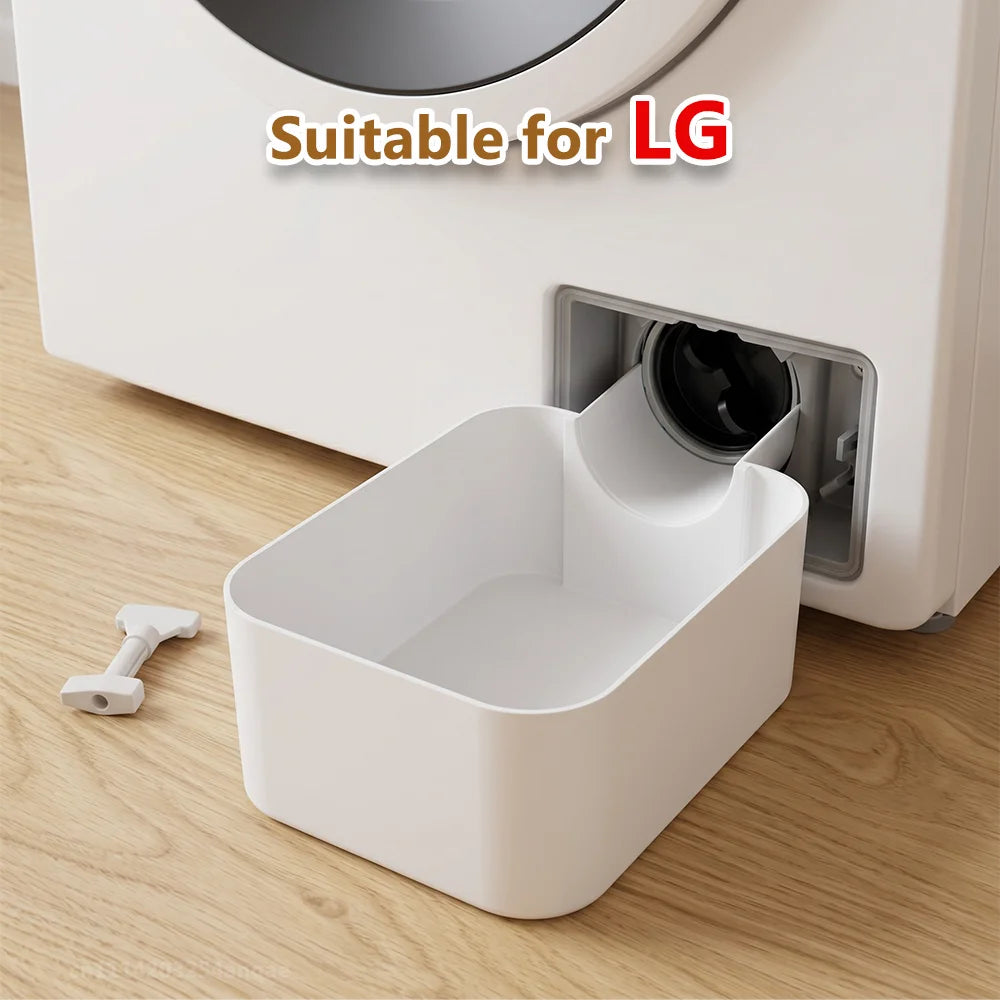 Washing Machine Drain Tray Drain Funnel Water Catch Tray Drainage Tray Washer Filter Cleaning Water Collector Prevent