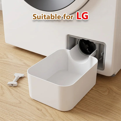 Washing Machine Drain Tray Drain Funnel Water Catch Tray Drainage Tray Washer Filter Cleaning Water Collector Prevent