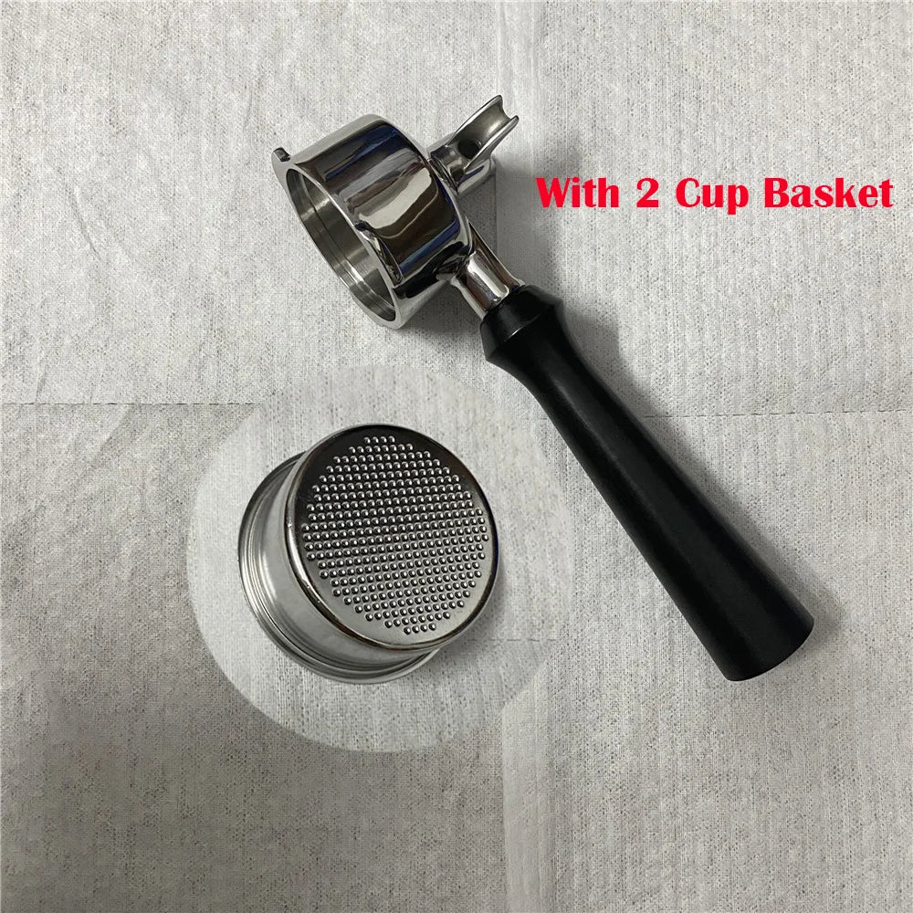 51mm Double Mouthed Coffee Portafilter For Homix/Gypas/Hibrew h11/Oster/Phico Coffee Machine Stainless Steel Coffee Handle