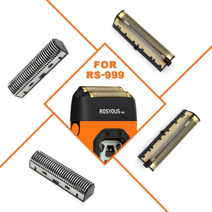 For ROSYOUS RS-999 Quality Replacement Double Foiled Blade Net Electric Shaver Repair Accessories Wholesales