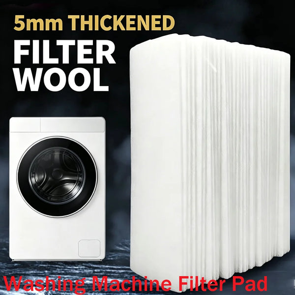 Washing Machine Filter Cotton Pads, Filter Cotton, Washing Machine Filter Box Filter Pads Accessories, Filter Net Box Filter Sponge