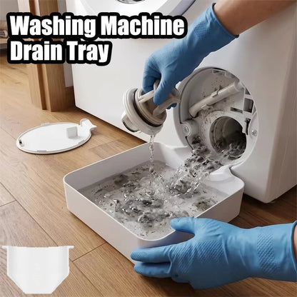 Washing Machine Drain Tray Drain Funnel Proof Tray Water Collection Catch Trays Front Load Washer Drip Catcher Base