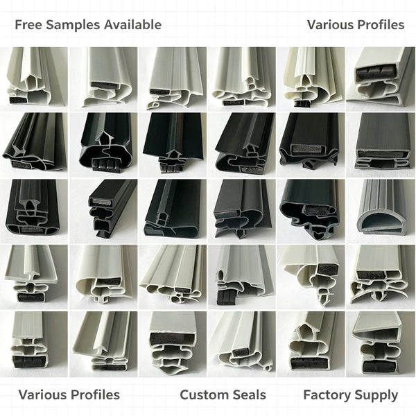 Refrigerator Door Seal — 2meters — Rubber Magnetic — Custom Size