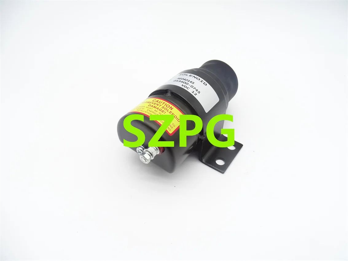 24V Fuel Stop Shutoff Solenoid Valve ME040145 053400-0745 for Kato HD250 HD400 HD800 Excavator Flameout Solenoid Valve