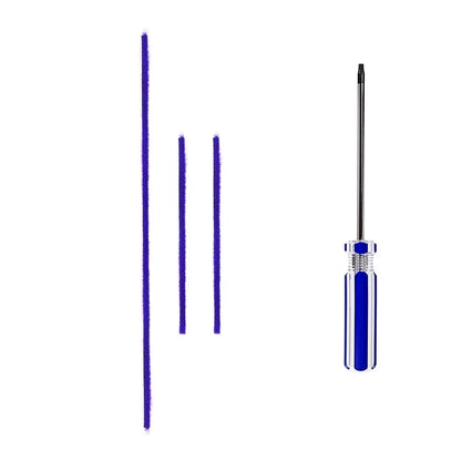 For Dyson V6 V7 V8 V10 V11 Vacuum Accessories Washable Household Floor Brush Roller Blue Hose Soft Velvet Strips
