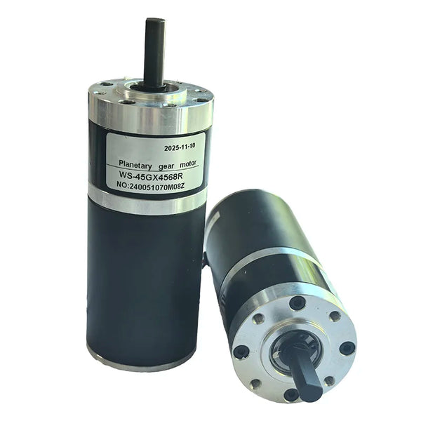 MAX 70KG 45mm 4568 DC planetary reduction motor forward and reverse adjustable speed motor 12V 24V 5-1600rpm for Coffee grinder