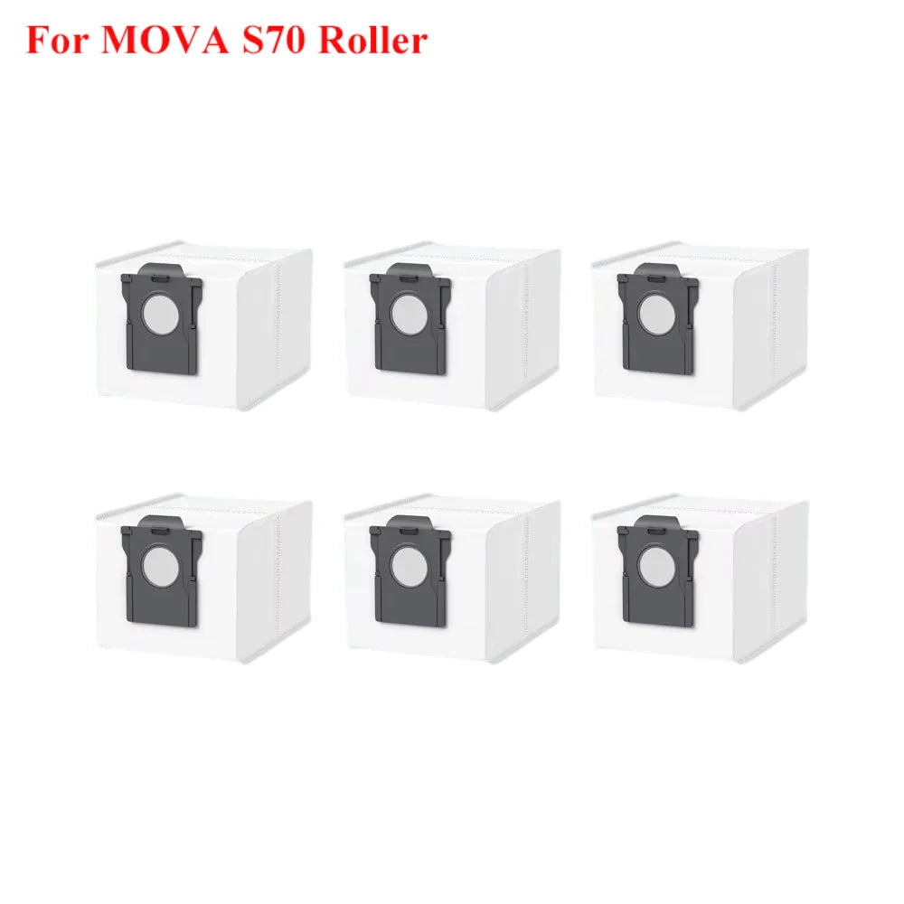 Accessories For ( MOVA S70 Roller / S70 Pro Roller / S70 Ultra Roller ) Spare Parts Main Side Brush Roller Mop Filter Dust Bag