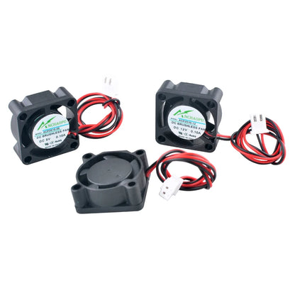 ANCHAOPU 2.5cm 25mm Fan 25x25x10mm DC5V/12V/24V 2pin Micro Axial Flow Fan Cooling Fan for Projectors/Raspberry Pi/Atomizers