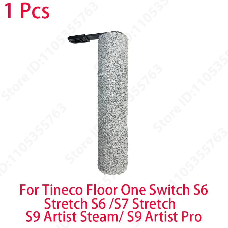 For Tineco Floor One Switch S6/Stretch S6 /S7 Stretch/ S9 Artist Steam/ S9 Artist Pro Wet Dry Vacuum Cleaner Roller Brush Filter