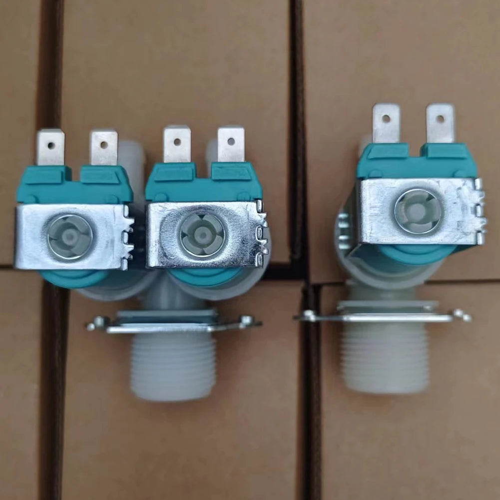2PCS Water Inlet Valve DC62-30312J DC62-30314K Compatible with Samsung Washing Machine Replacement Parts Solenoid Kit Fix OE Error
