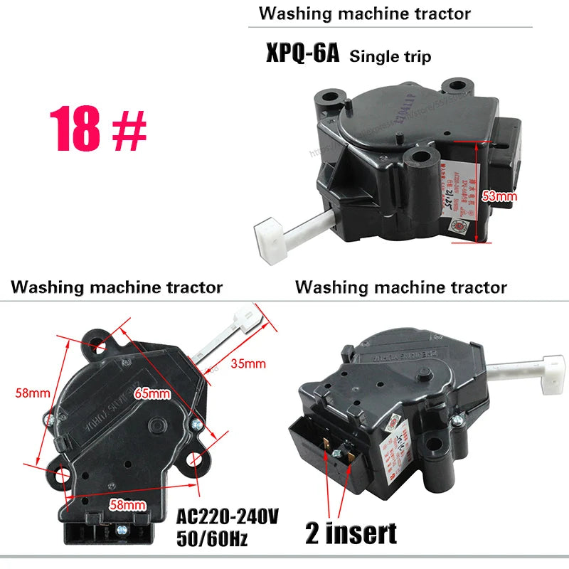 Fully Automatic Washing Machine Tractor Drain Switch Drain Motor Drain Valve Dehydration Motor