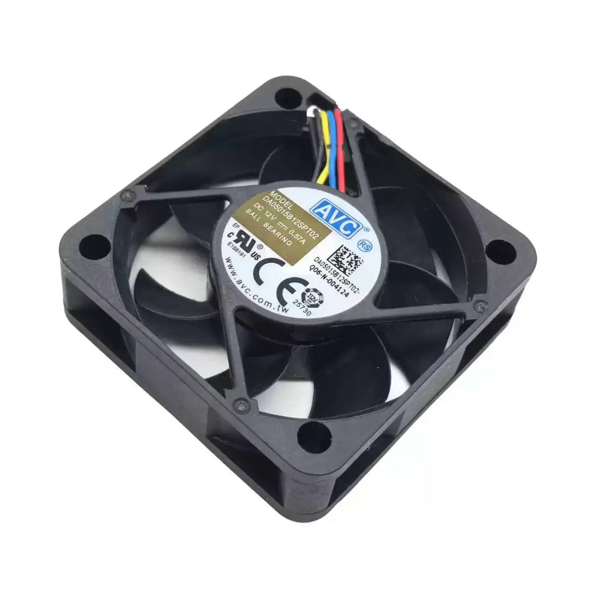 For AVC DA05015B12SPT02 12V 0.37A 50mm 5015 Cooling Fan Dual Ball Bearing 4Pin PWM Mini Server 3D Printer Projector Cooler Fan