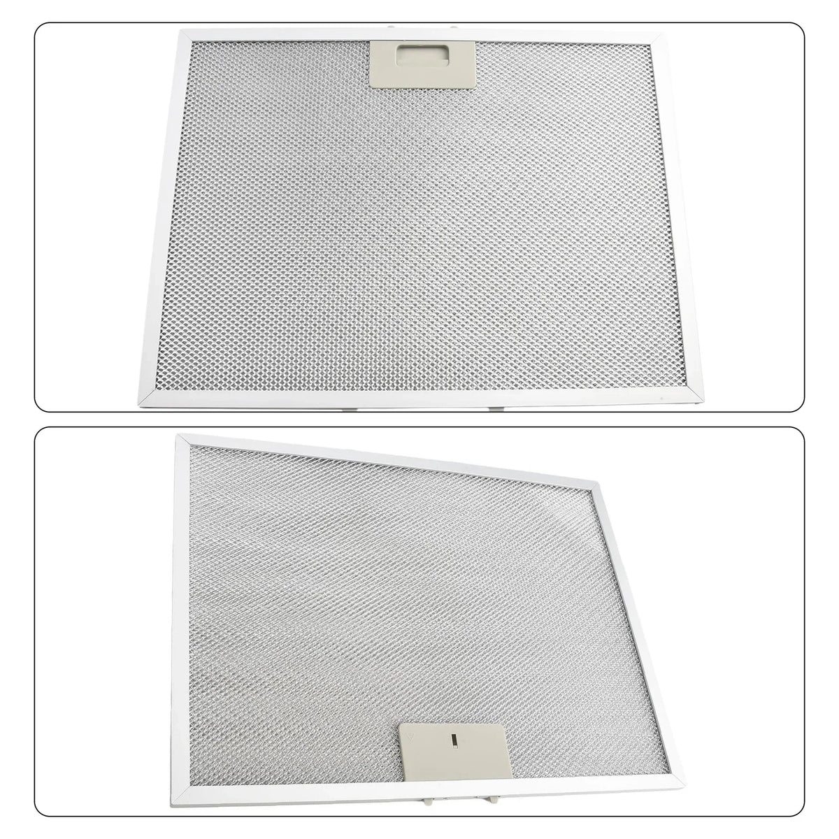 Silver Cooker Hood Filters Metal Mesh Extractor Vent Filter 400 X 300 X 9mm Range Hood Grease Filter Heating Cooling Vents Parts