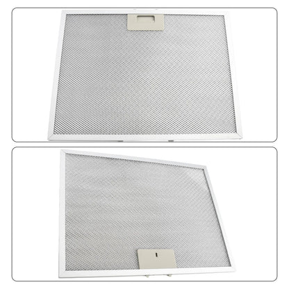 Silver Cooker Hood Filters Metal Mesh Extractor Vent Filter 400 X 300 X 9mm Range Hood Grease Filter Heating Cooling Vents Parts