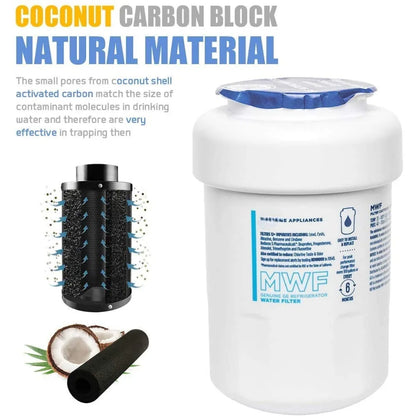 Replacement Refrigerator Water Filter Compatible with GE MWFP / MWFA / MWFAP / MWFINT / GWF06 — Model Options