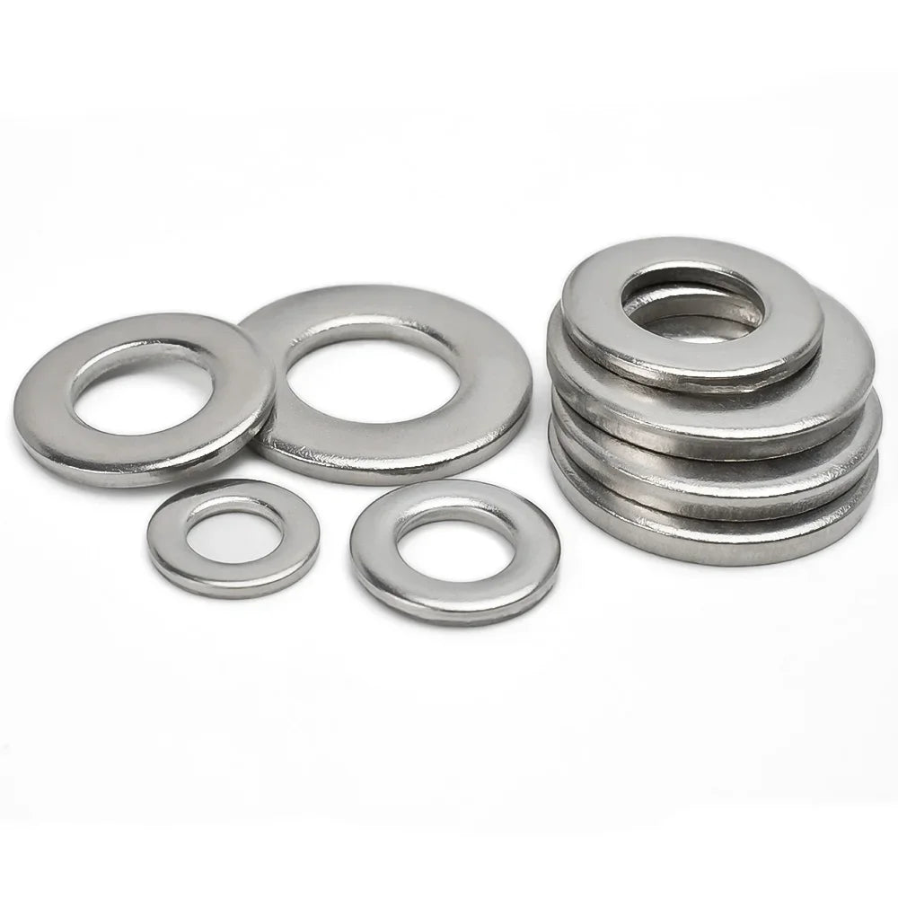 304 Stainless Steel Large Size Oversize Big Wider DIN9021 Large Flat Washer Plain Gasket Metal Plain Washers Spacer M1.6-M36