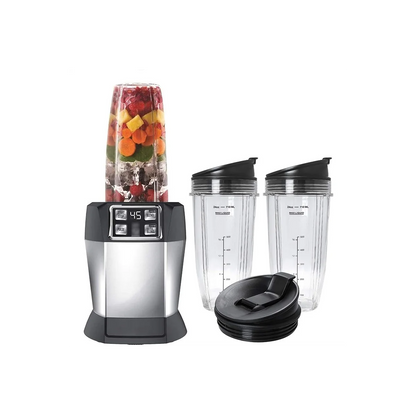 Popular 2 Pack Replacement 24Oz Cup with Spout Lid for Nutri Ninja Auto IQ Series Blenders with BL450/BL454/BL456/BL480/BL481