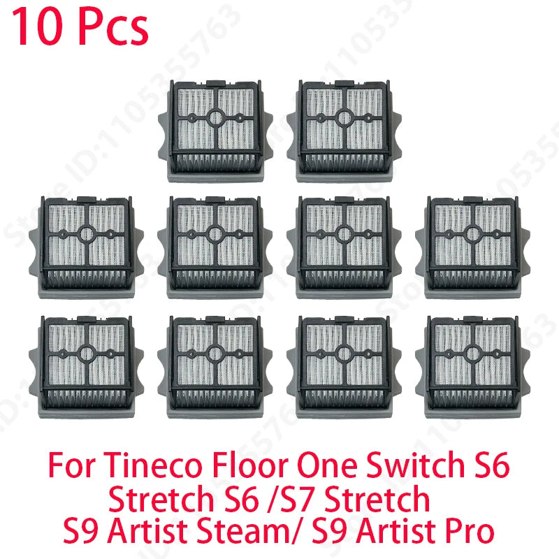 For Tineco Floor One Switch S6/Stretch S6 /S7 Stretch/ S9 Artist Steam/ S9 Artist Pro Wet Dry Vacuum Cleaner Roller Brush Filter