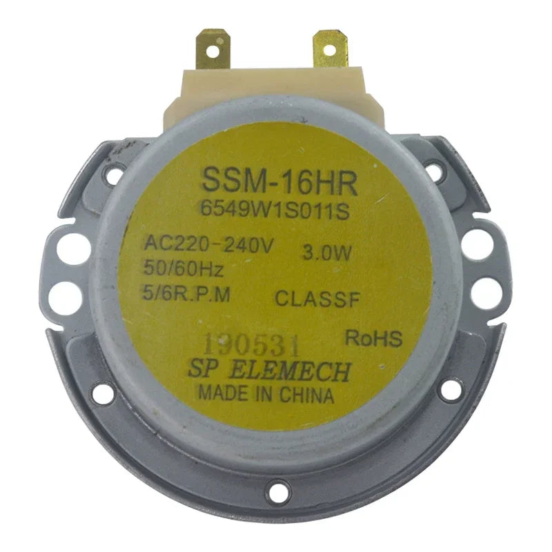 SSM-16HR 6549W1S011S For LG Microwave Turntable Motor 220V