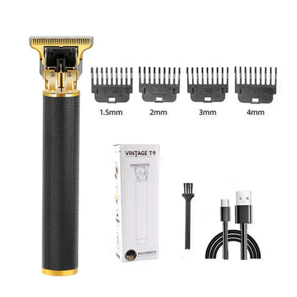 Professional 4-in-1 Hair Clipper & Trimmer Set for Men – Cordless Grooming Kit with LCD Display, USB Rechargeable, Includes Beard Trimmer,Electric Shaver, Nose Hair Trimmer & Multiple Guide Combs – Perfect for Home & Barber Use