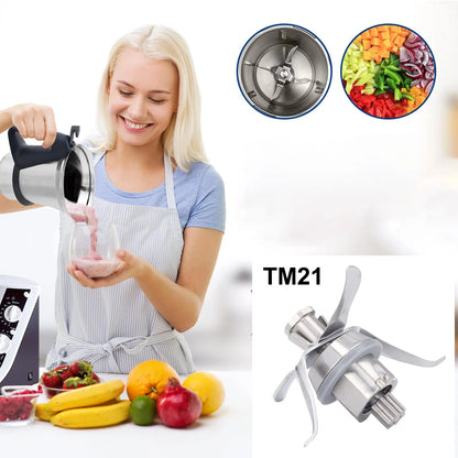 Blender Blade for Vorwerk Thermomix TM21 Stainless Steel Hardened Mixer Blade
