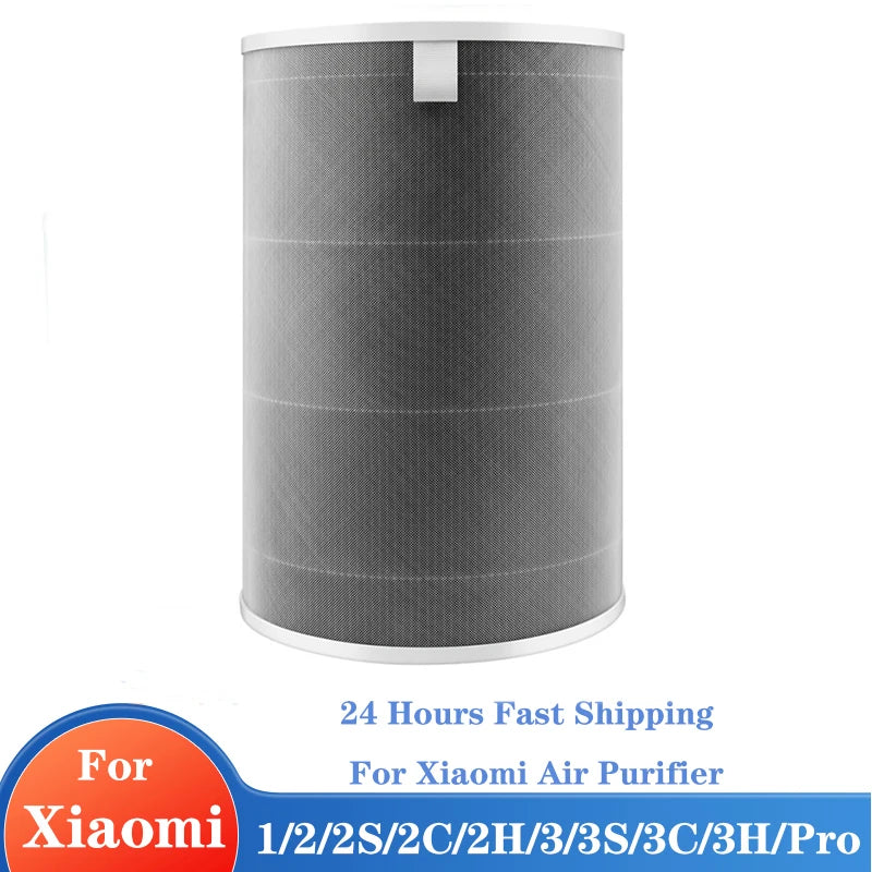 Air Filter Compatible with Xiaomi Mi Air Purifier 1 2 2S 2C 2H 3 3S 3C 3H Mijia Air Filters Replacement PM2.5 Blue Green Gray
