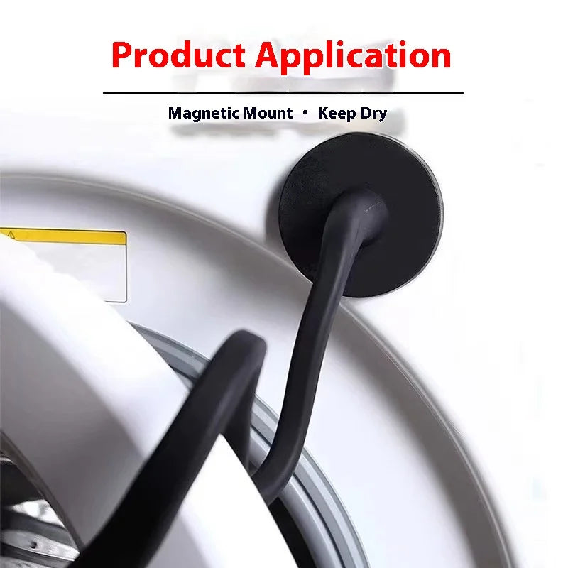 Flexible Washer & Dryer Door Prop — Black or White