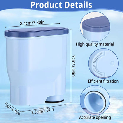 1/2/3/4/6pcs Coffee Machine Water Filter Parts Compatible with Philips Aqua Clean CA6903/10, CA6903/22, Compatible with Saeco and Philips