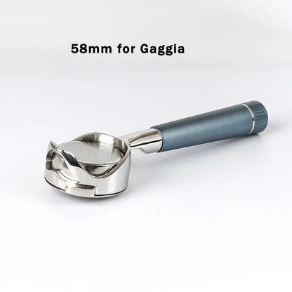 58MM 2ears Stainless Steel Coffee Handle Filter for Gaggia/Baby/Classic Coffee Machine Bottomless Hollow Portafilter Tool