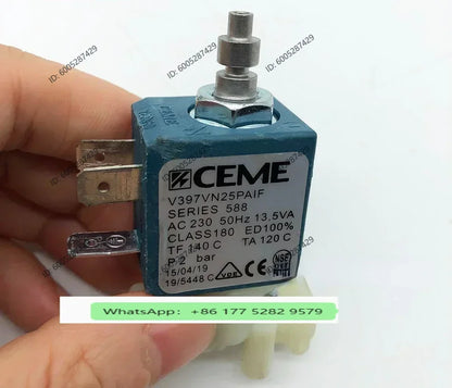 Coffee Maker Parts SERIES 588 V397VN25PAIF 13.5VA CEME V397 Solenoid Valve For Steam Cleaner Coffee Machine