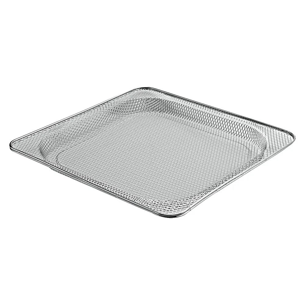 Easy To Clean Stainless Steel Replacement Air Fryer Grill Rack Square Removable Oven Baking Basket Rust-proof Baking Tray Home