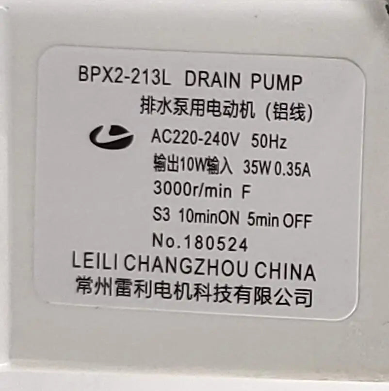 Good Compatible with Panasonic Washing Machine Parts BPX2-31L = BPX2-87L BPX2-213L Drain Pump Motor Good Working Part