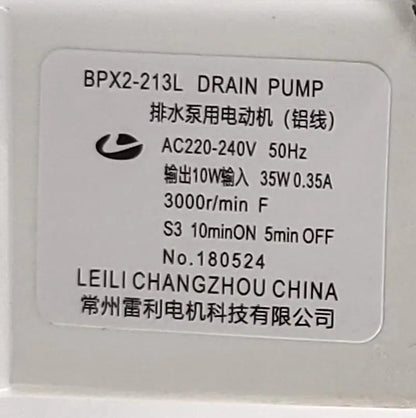 Good Compatible with Panasonic Washing Machine Parts BPX2-31L = BPX2-87L BPX2-213L Drain Pump Motor Good Working Part