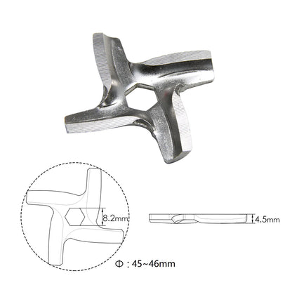 TASP Meat Grinder Blade Mincer Knife MS-0926063 Spare Parts for Moulinex HV2 HV3 HV4 HV6 DKA1 DKA2 Vitek VS010 VT-3610 3611 1PC