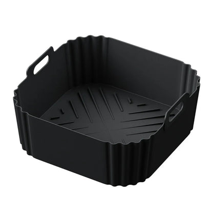 22.5cm Silicone Air Fryer Liners Reusable Non-Stick Basket for Ninja AF181 AF180 AF141 AF140 Other 5-8QT Air Fryer Accessories