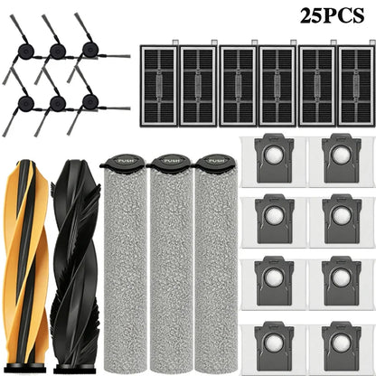 Mova Z60 Ultra Roller Complete Robot Vacuum Spare Parts Main Side Brushes Mop Cloths HEPA Filters Dust Bags Accessories