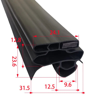 Refrigerator Door Seal — 2.5M — PVC Magnetic