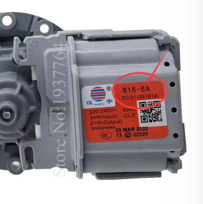 Compatible with Samsung Washing Machine Drainage Pump Drainage Motor B15-6A DC31-00181A Washing Machine Part