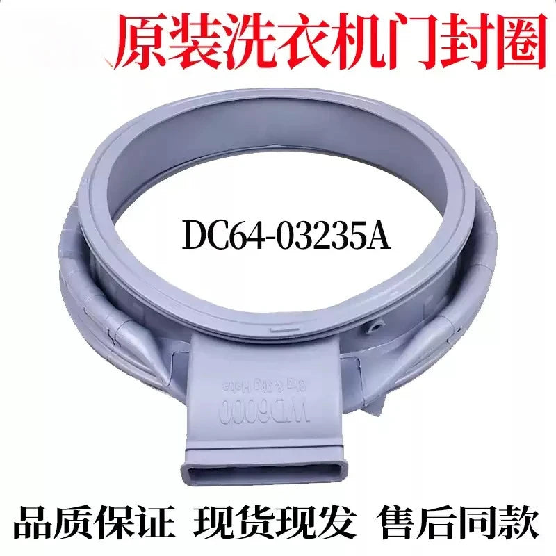 Compatible with Samsung Front Load Washing Machine Door Seal DC64-03235A/B DC64-03197A Rubber Gasket Washer Spare Part