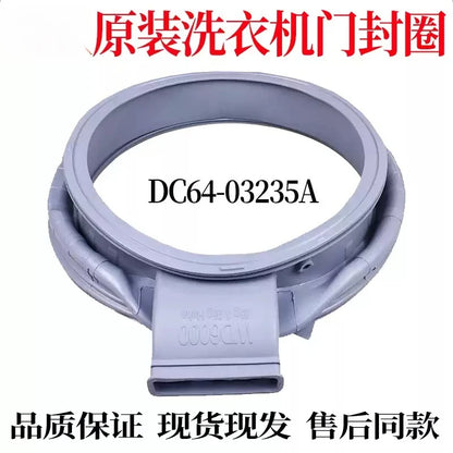 Compatible with Samsung Front Load Washing Machine Door Seal DC64-03235A/B DC64-03197A Rubber Gasket Washer Spare Part