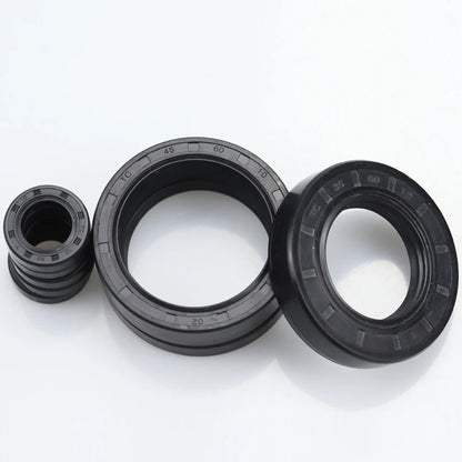 TC 15 16 17 18 19 20 21 22 23 24 ID Rubber NBR Grooved U Lips Spring Joint Gasket Ring Sealing Rotary Shaft Skeleton Oil Seal