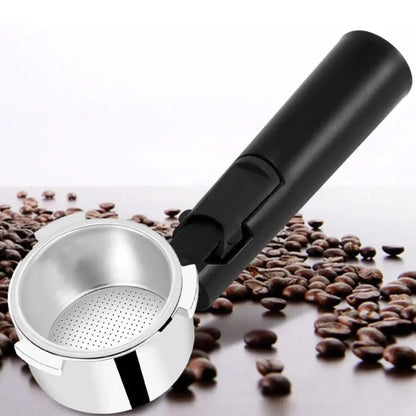 51mm Coffee Portafilter 3 Ears Bottomless Espresso Filter Handle Stainless Steel Coffee Machine Replacement Parts Cafe