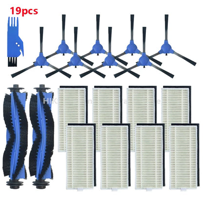 Roller Brush Pre-Filter Side Brush Parts For Eufy Robovac 11S 35C 15C 25C 30C Robot Vacuum Cleaner Accessories Wheel Brush Cover